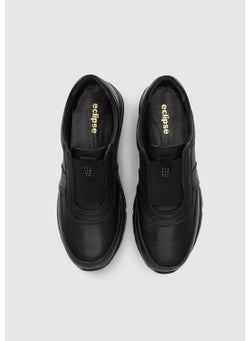 eclipse Black Leather Women's Shoes  - Image 5