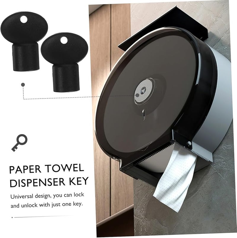 مفتاح استبدال موزع المناشف الورقية 2 قطعة مفتاح قفل حمام تجاري - Image 5