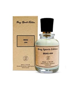 B BRAG Brag Sport Edition Brag 444 1.7 OZ Eau De Perfumes for Men and Women Long Lasting Arabic Perfume Luxurious Men’s and Women’s Fragrances Perfect Oud Perfume for Men 
