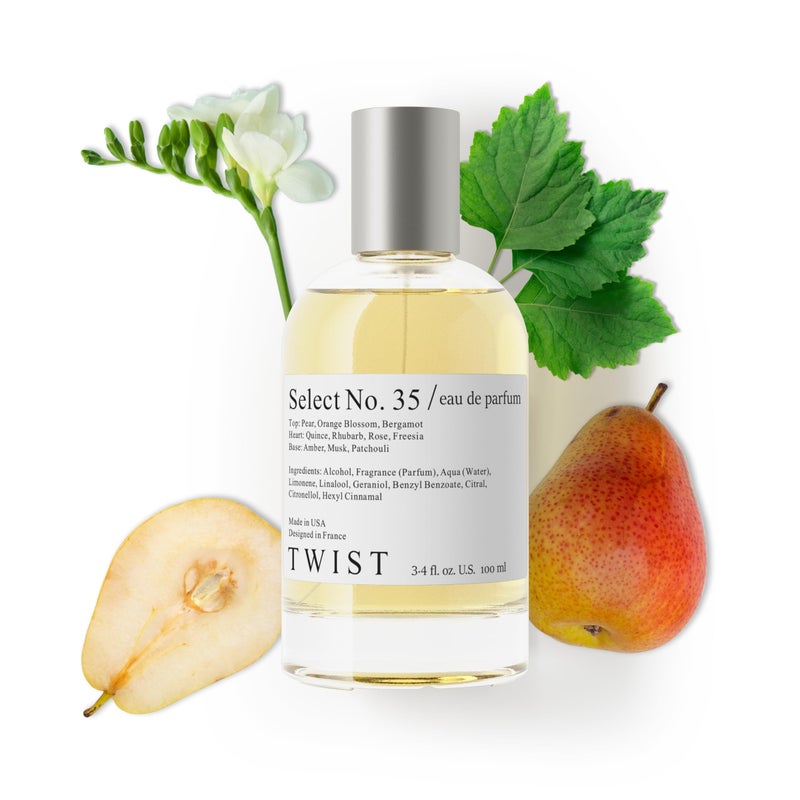 Twist - Select No. 35 - Eau De Parfum Inspired by J. Malone English Pear & Freesia, Long-Lasting Perfume For Women, Paraben Free, Vegan, Clean Ingredients, Fragrance - Spray 100 ml | 3.4 fl. oz. - Image 1