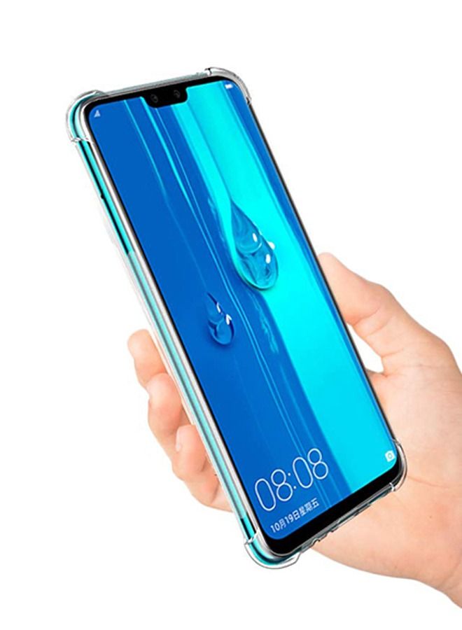 Protective Silicone Back Case Cover For Huawei Y9 (2019) Clear - Image 2