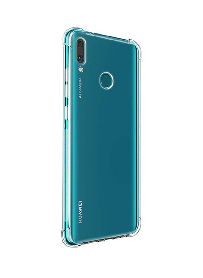 Protective Silicone Back Case Cover For Huawei Y9 (2019) Clear - Image 4