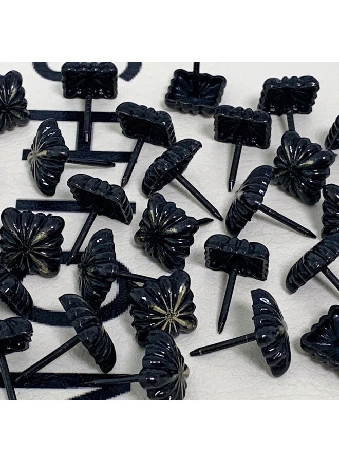 Maozaa Upholstery Tacks, Furniture Upholstery Nails for Decorative, 100 PCS 0.47 inch (12mm) Square Head Upholstery Decorative Tack for Furniture DIY Decorative (D12mm x L17.5mm) - Image 4