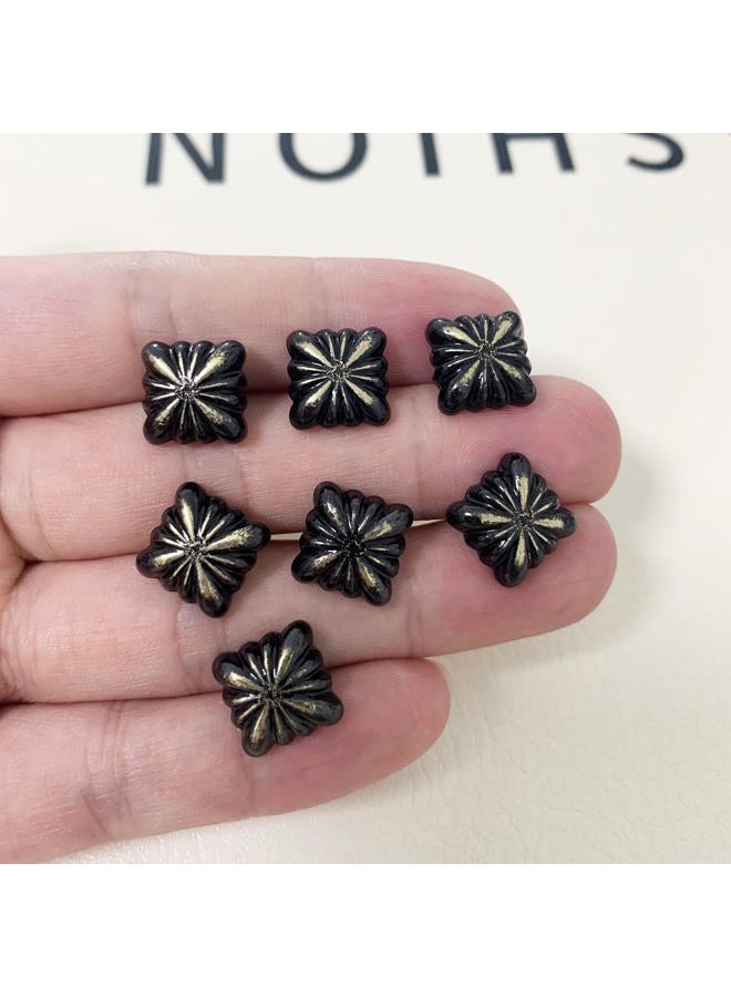 Maozaa Upholstery Tacks, Furniture Upholstery Nails for Decorative, 100 PCS 0.47 inch (12mm) Square Head Upholstery Decorative Tack for Furniture DIY Decorative (D12mm x L17.5mm) - Image 5