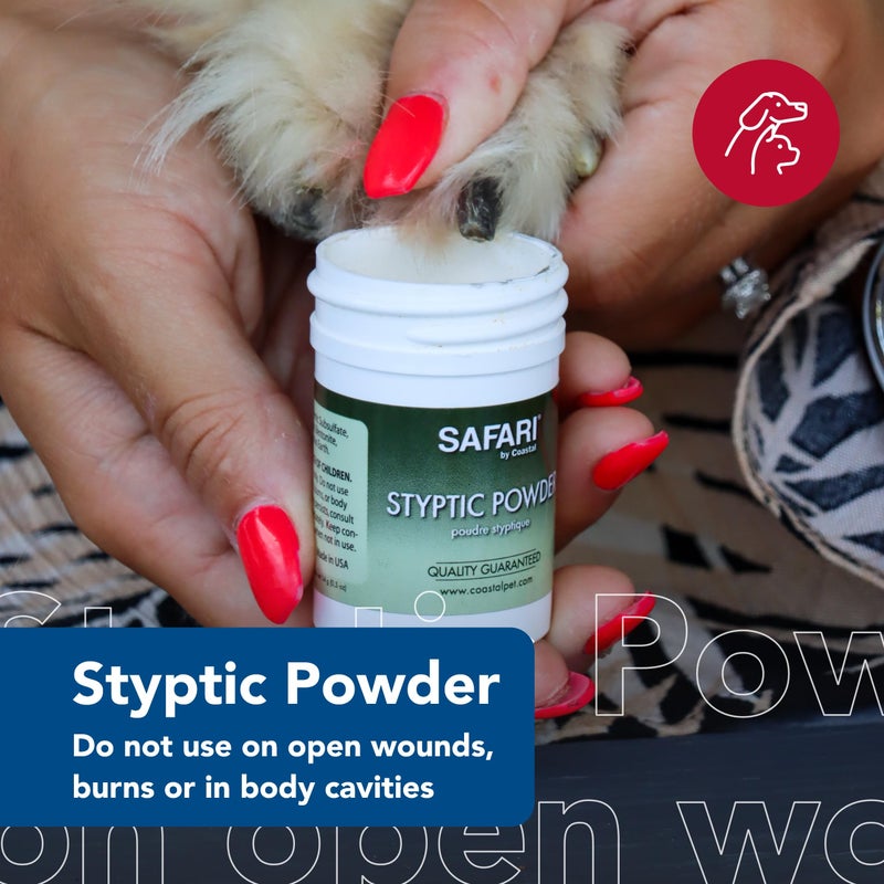 Coastal Pet Safari Pet Styptic Powder - Blood Clotting Powder for Pet and Dog First Aid Kit and Grooming - One Size - Image 2