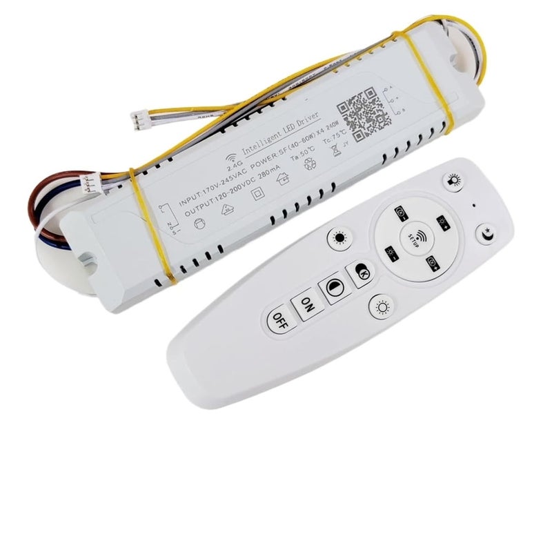 LED Driver 2.4G Remote Transformer 12 24 40 80 120 360 Watt For Dimmable Color Changeable Chandelier 40 60W X4 240W - Image 2