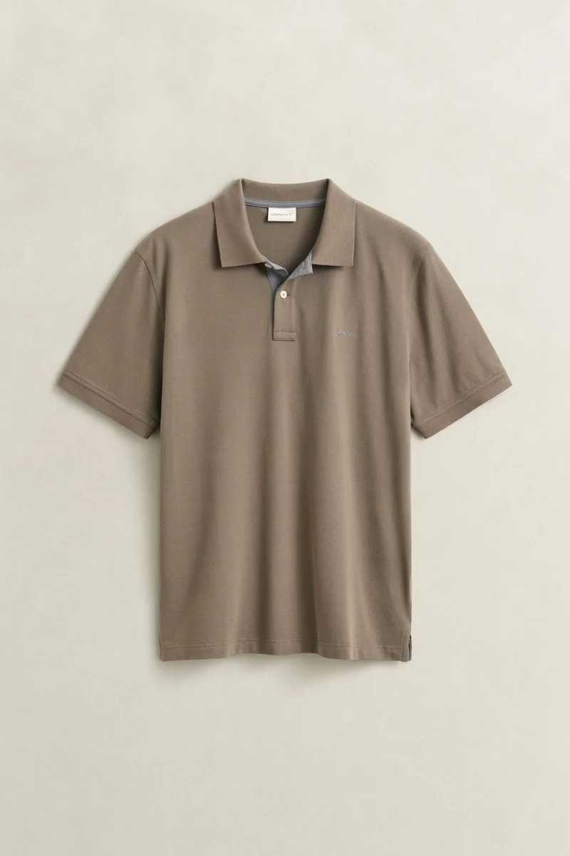 غانت Reg Contrast Pique Ss Polo