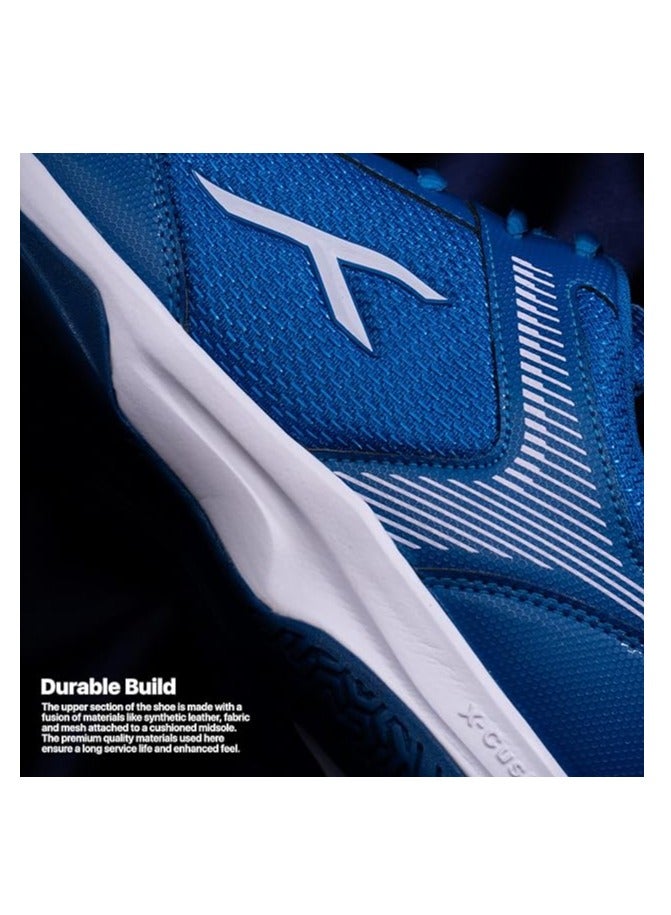 هندرد أحذية كرة الريشة الاحترافية بدون علامات من كورت ستار للرجال | حماية الوسادة X | مناسبة للتنس الداخلي/الاسكواش/تنس الطاولة/كرة السلة والبادل | الدانتيل يصل | متين ومريح - Image 3