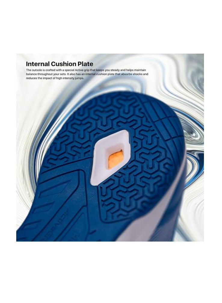 هندرد أحذية كرة الريشة الاحترافية بدون علامات من كورت ستار للرجال | حماية الوسادة X | مناسبة للتنس الداخلي/الاسكواش/تنس الطاولة/كرة السلة والبادل | الدانتيل يصل | متين ومريح - Image 5