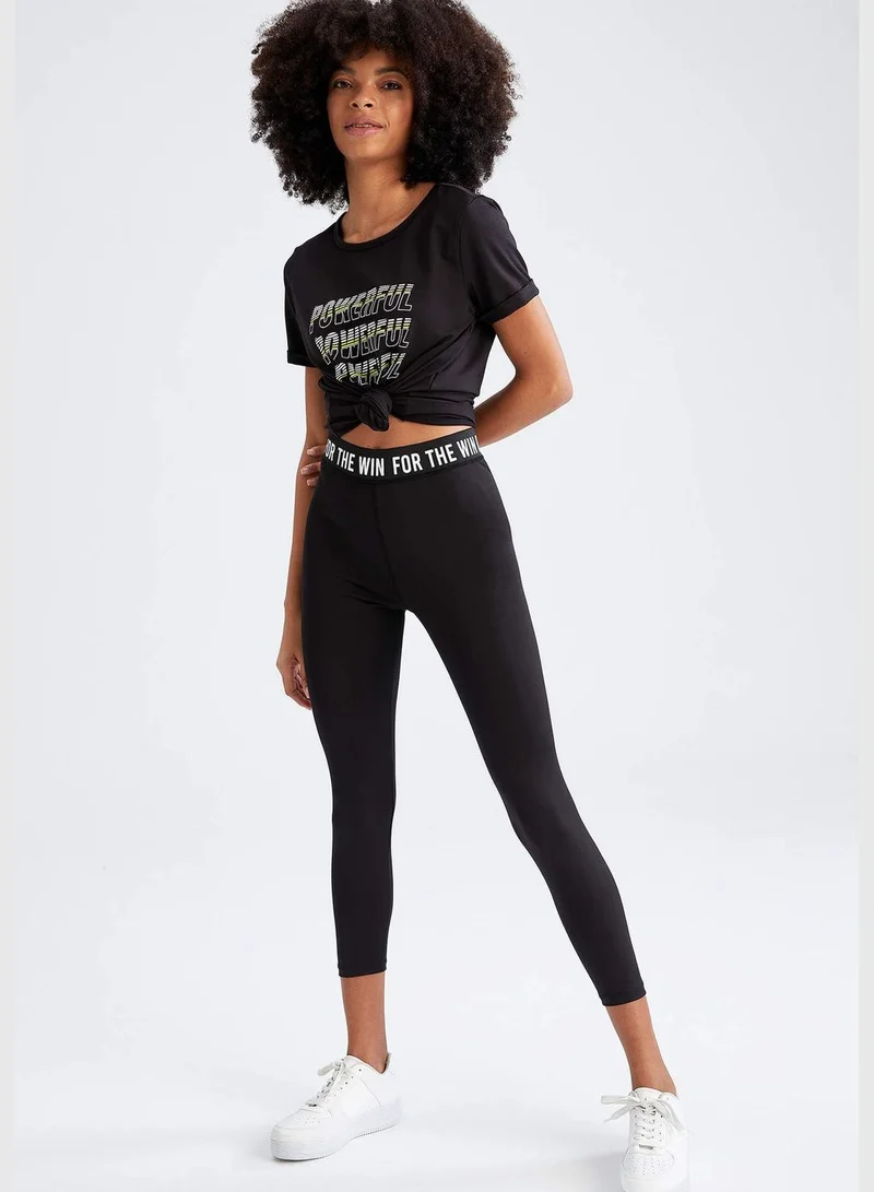 DeFacto Printed Waist Ankle Leggings