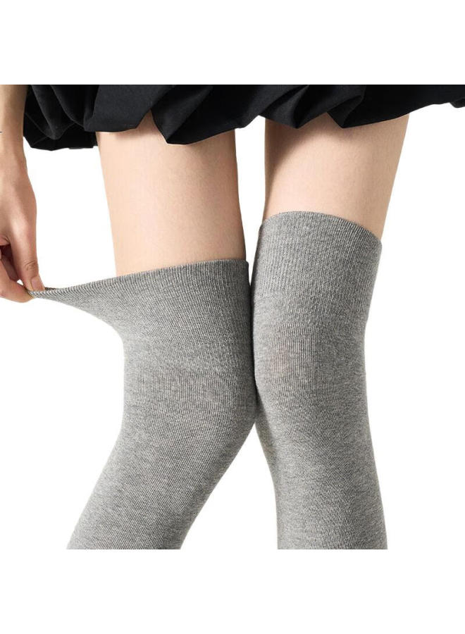 Madallo Modal 3 Pairs Over-Knee Socks, Spring And Summer Thin Style, Swan Velvet Socks, Women'S Style Long Socks, Thigh-High Socks - Image 3