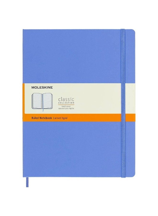 MOLESKINE XL Notebook Ruled Pages Hydrangea Blue Hard Cover 240 Pages - Image 1