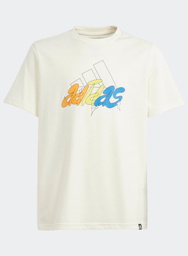 Adidas Table T-Shirt Illustrated Graphic T-Shirt - Image 1