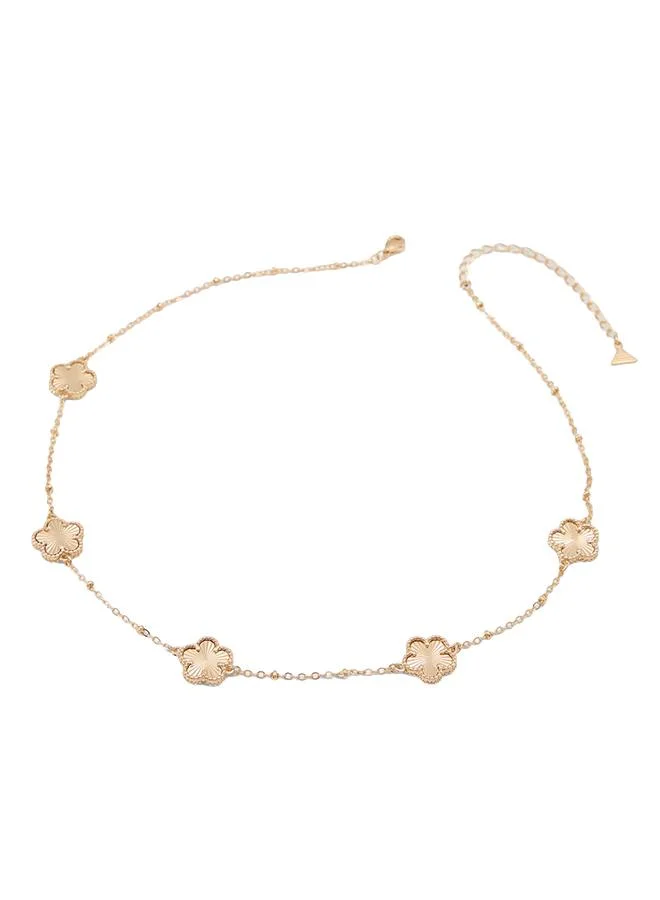 Floralie Ladies Gold Necklace