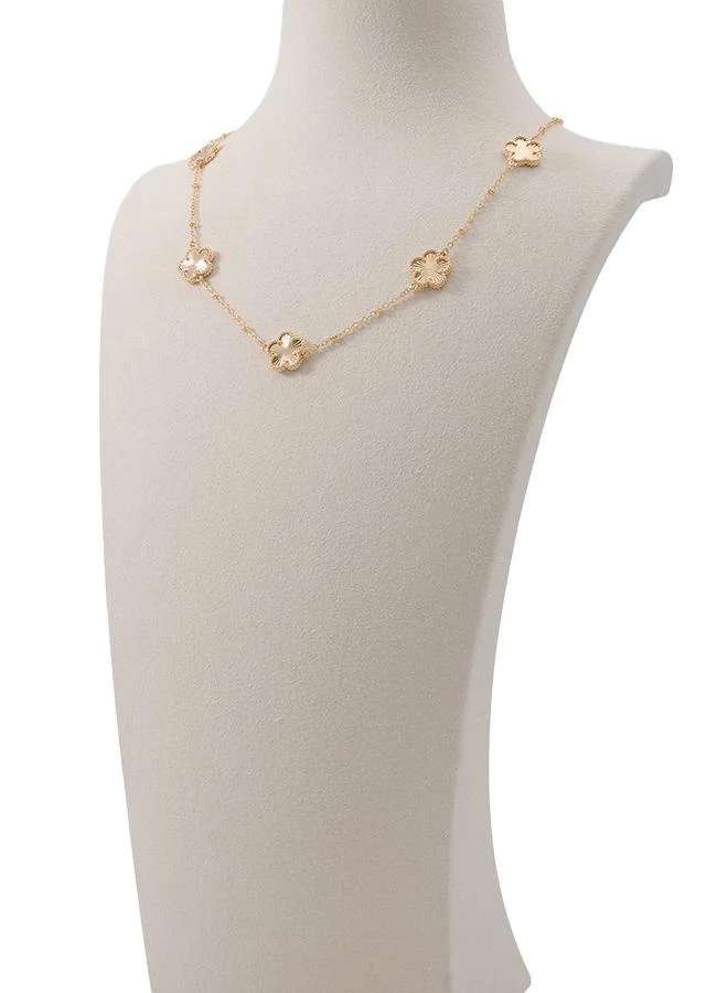 Aldo  Floralie Ladies Gold Necklace for Women | Best Price UAE
