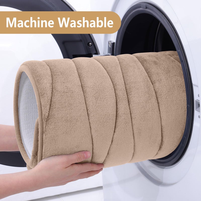 بجند بوجاندا Memory Foam Protch Prud Mat 30x20 Extra Soft and Extorbbent Bath Ship Non Slip and Machine Rases Rugs for Bathroom Floor Acel and Shower Camel - Image 4