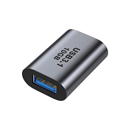 NFHK USB-C USB 3.1 Type C Female to USB 3.0 A Female Data Adapter 10Gbps Data Power for Laptop Tablet Phone - Image 1