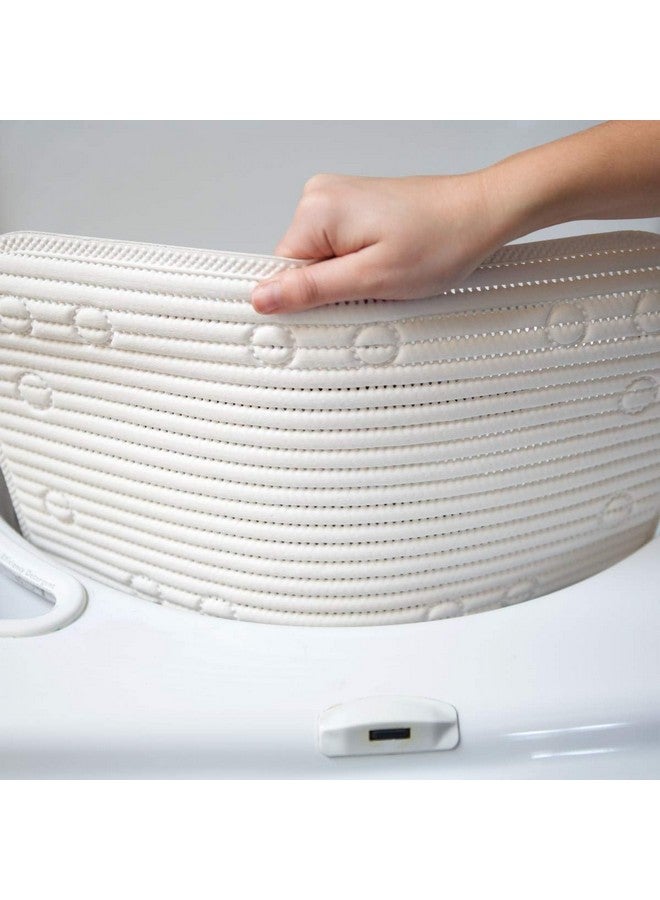 Duck Brand Clorox Cushioned Shower Mat, Non Slip Bathtub Mat with Suction Cups, 21 Inches x 21 Inches, White - Image 3