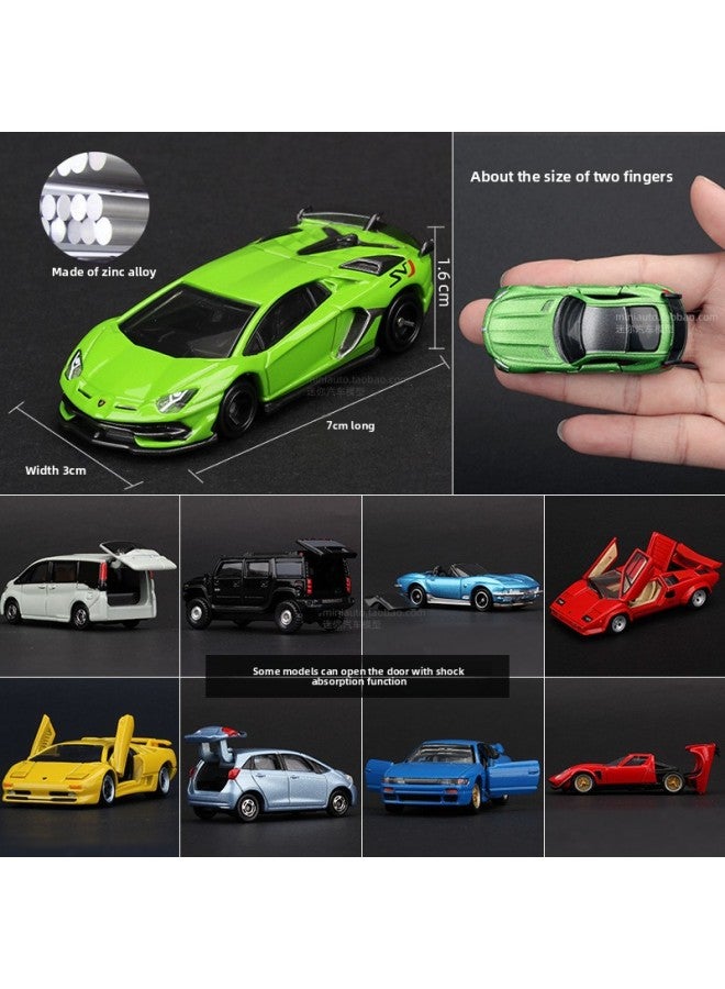Genuine Multi-card Alloy Car Model Toy Racing Car AE86 GTR Bus Mercedes-Benz Tomy Collection Toy Wholesale-Color:No. 72-Lotus Elise  - Image 2