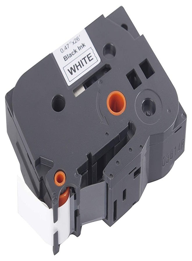 Autm Compatible for Brother TZE 231 Label Tape Cassette Black on White Tape 12mm X 8 Meters - Image 3