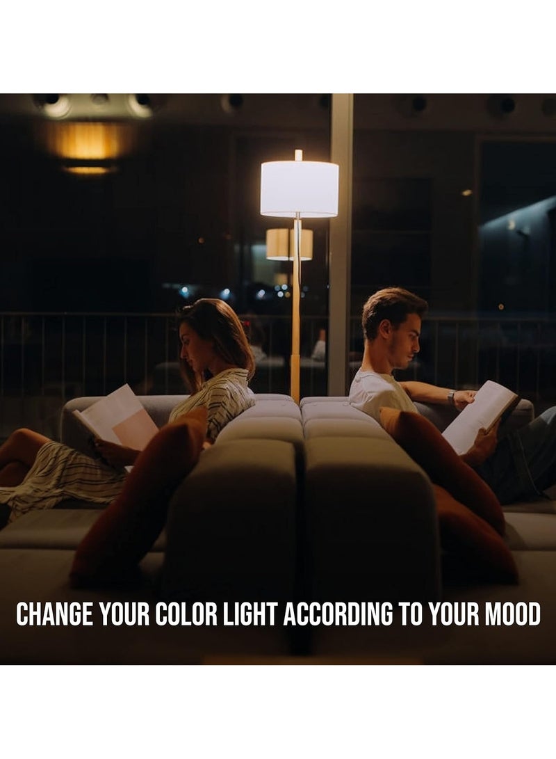 Kamzai Smart WiFi Light Bulb A60 E27 9W RGB+2700-6500K Remote Control Color Changing Led Lights Bulbs compatible with Alexa, Google Assistant 220V (2-Pack Smart Bulb) - Image 4