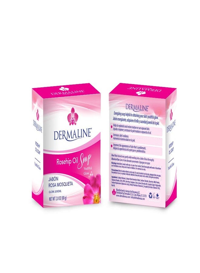 Dermaline Rosehip Oil Soap - Image 2