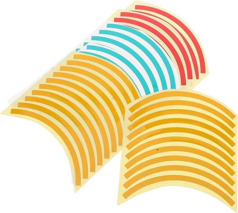 60 قطعة ملصقات أمان عاكسة مقاومة للماء لاصقة صناعية محمية من الأشعة فوق البنفسجية لملصقات مقاييس الضغط - Image 2