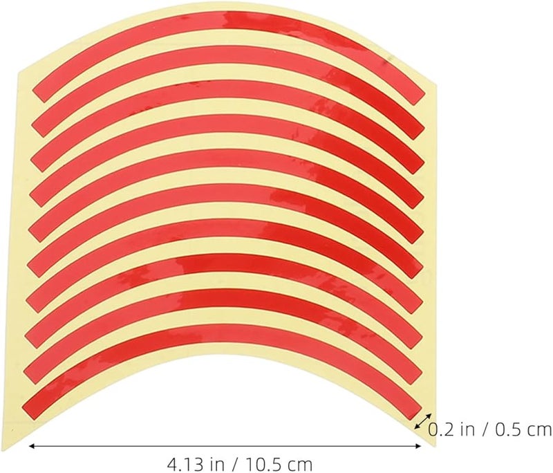 60 قطعة ملصقات أمان عاكسة مقاومة للماء لاصقة صناعية محمية من الأشعة فوق البنفسجية لملصقات مقاييس الضغط - Image 3