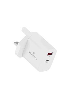 Smartix UK Wall Adaptor White Rapid Charging 36W USB-C Power Delivery & Qualcomm Quick Charge 3.0  - Image 2