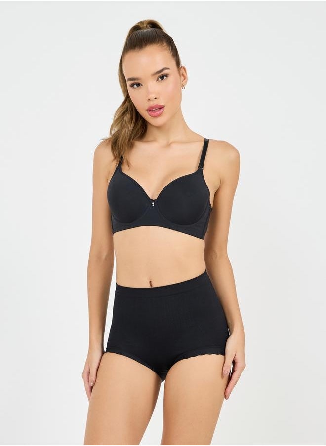 Styli - Pack of 3 - Textured Seamless Scalloped Edge Full Brief - Image 1