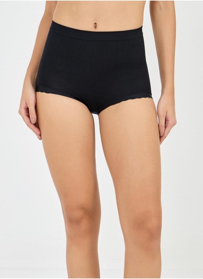 Styli - Pack of 3 - Textured Seamless Scalloped Edge Full Brief - Image 1