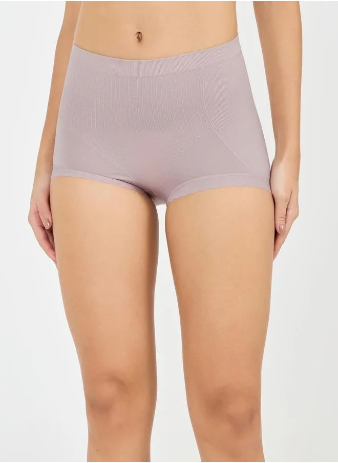 Styli Pack of 3 - Textured Seamless Scalloped Edge Full Brief