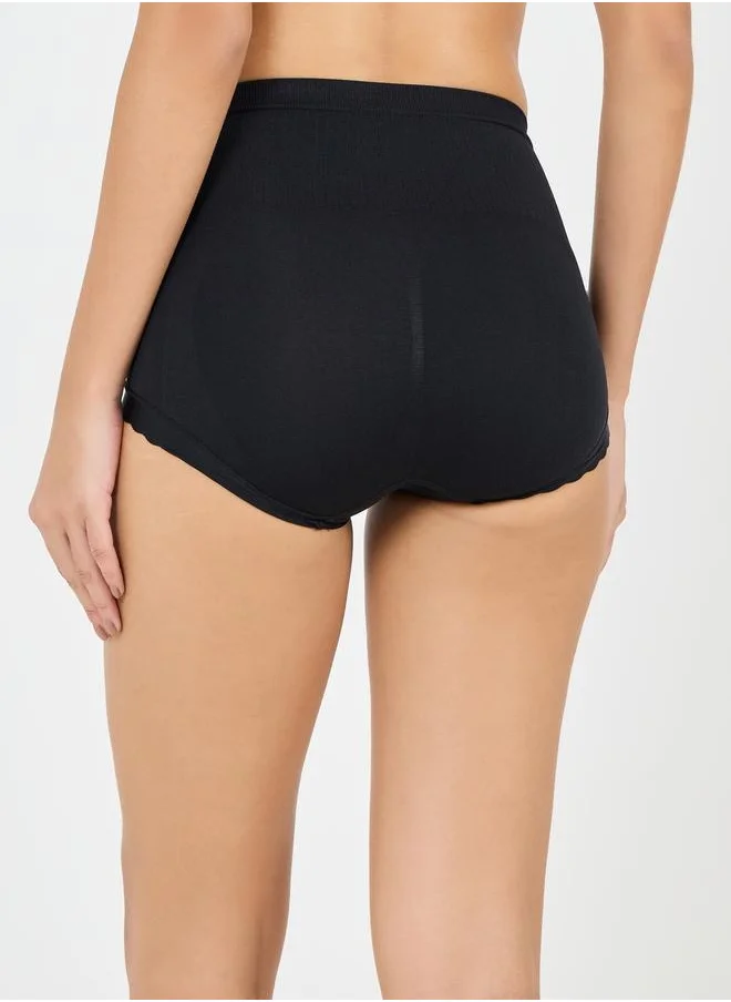 Styli Pack of 3 - Textured Seamless Scalloped Edge Full Brief