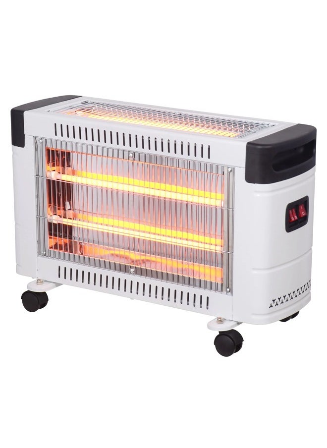 1800 watt multi-use electric heater and space heater with four candles