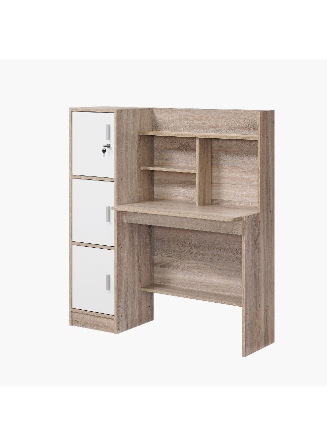 Home Box مكتب دراسة كوبر آيسلت مع خزانة للمكتب المنزلي - Image 4