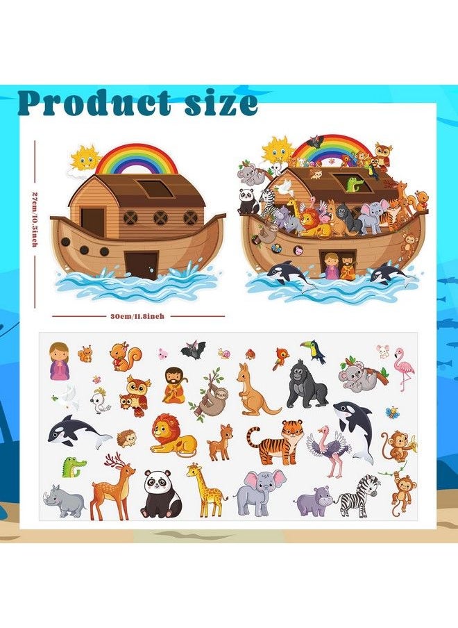 12 Set Noah Ark Animal Sticker Scene Include 12 Noah Ark Backgrounds And 12 Sheets Self Adhesive Animal Stickers Noahs Ark Decorations For Kids Crafts Classroom Activities - pzsku/Z3940066749432851D521Z/45/_/1688195419/b684c671-f6c2-4ef5-97f9-58d9e3e01ac9