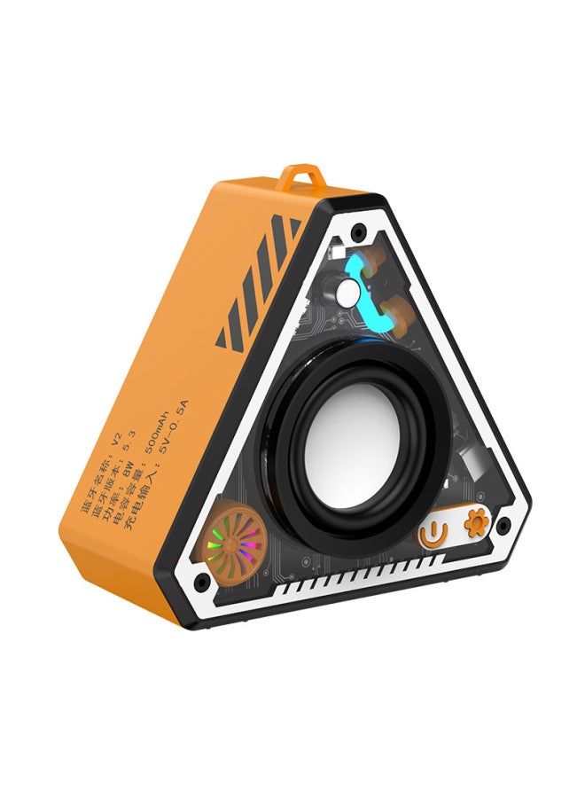 V2 Cool Mecha Portable Wireless Bluetooth Speaker Hifi Surround Sound Outdoor Audio - Image 5
