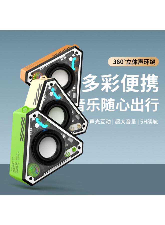 V2 Cool Mecha Portable Wireless Bluetooth Speaker Hifi Surround Sound Outdoor Audio - Image 3