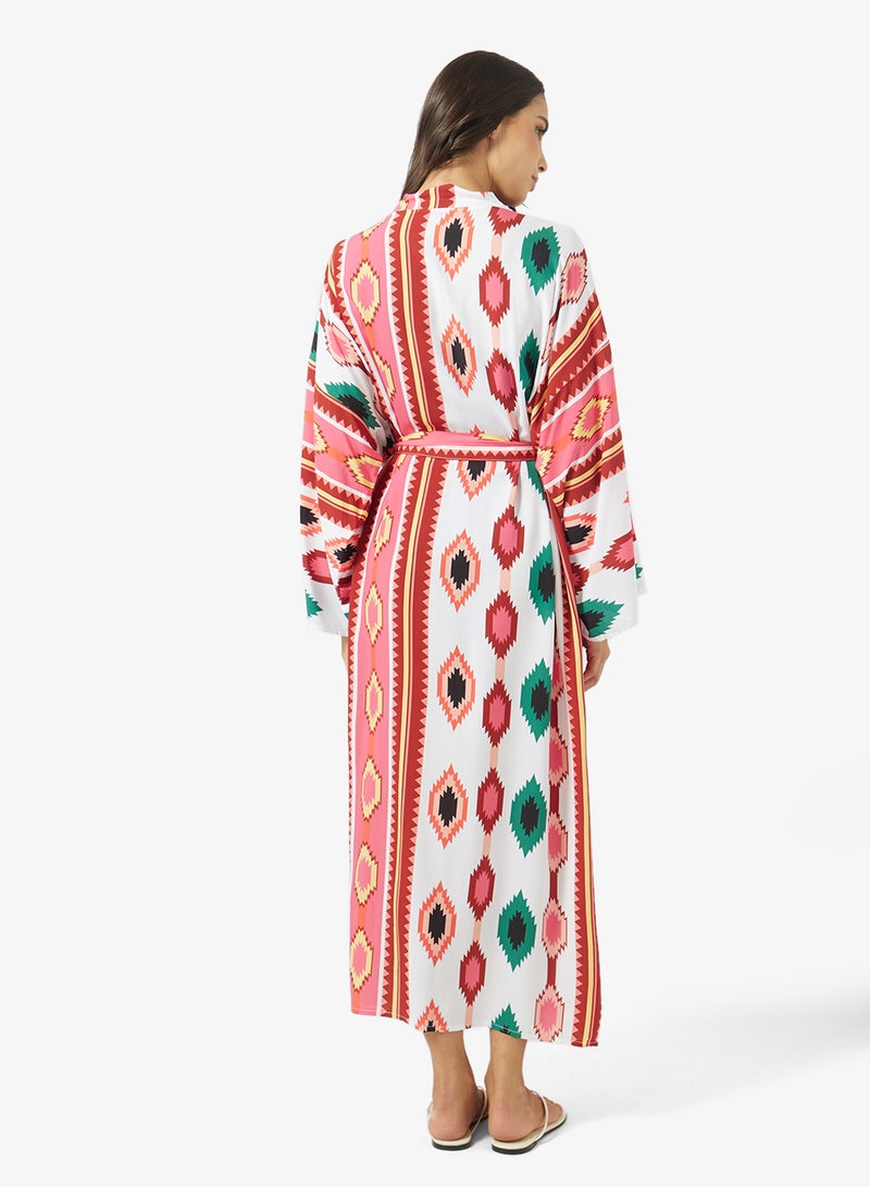 Soleira Printed Beach Kimono - Image 2