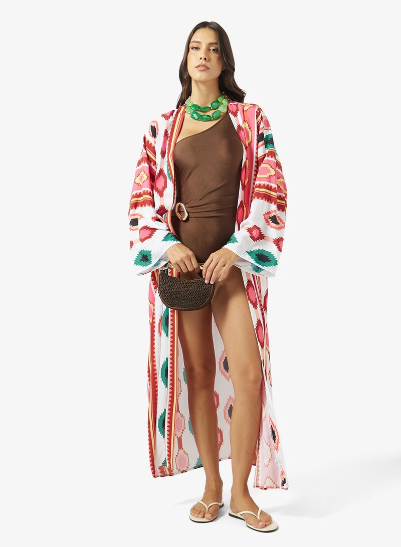 Soleira Printed Beach Kimono - Image 4