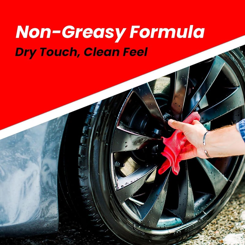 MA-FRA MAFRA Tyre Glaze (1x5 Ltr) Rubber Revitalizer and Blackener | Prevents Cracks and Resisting Air-Borne Pollutants, Long Lasting, Non-Greasy | Tire Tyre Polish Dresser Shiner Glosser for Car, Bike - Image 5