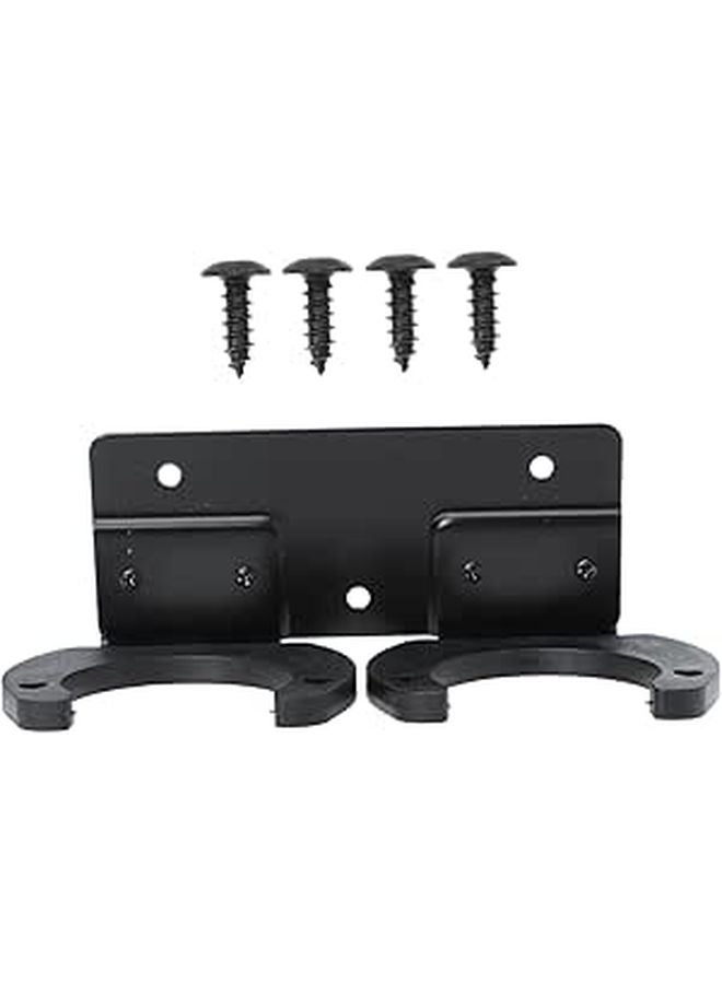 Wall Mounted Dual Hook Microphone Stand Metal Holder For KTV And Stage Use - Image 1