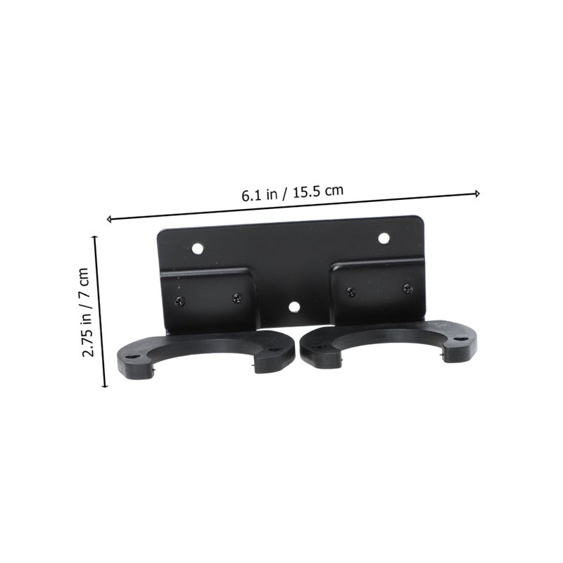 Wall Mounted Dual Hook Microphone Stand Metal Holder For KTV And Stage Use - Image 3