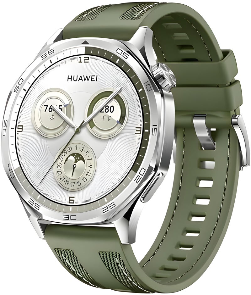 NEXT STORE حزام ساعة متوافق مع ساعة هواوي GT5/GT5 برو 46 مم، GT4/GT4 برو/GT3/GT3 برو، ساعة هواوي 4/4 برو – حزام نايلون سيليكون 22 مم - Image 2