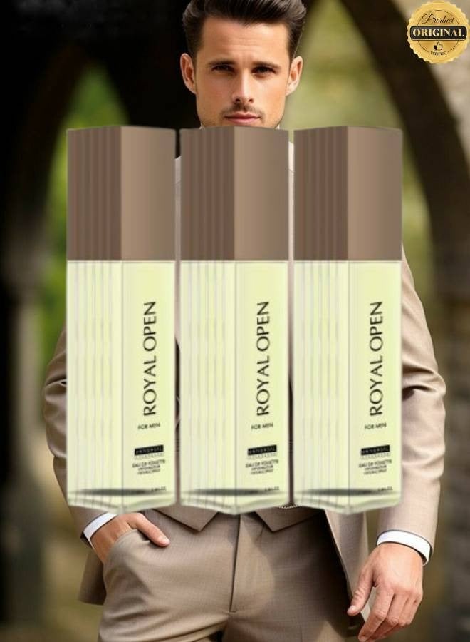 يو إف 3 قطع عطر رويال اوبن للرجال 100 مل - Image 1