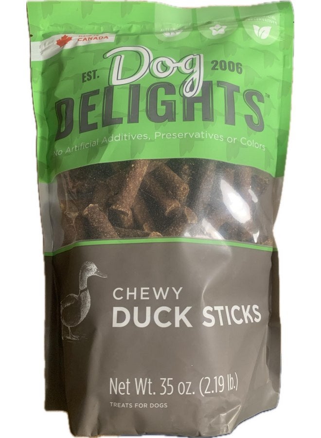 أعواد البط القابلة للمضغ من Generic Dog Delights، 35 أونصة (2.19 رطل) - Image 1
