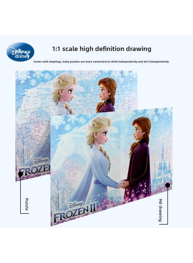Disney Frozen 2 Series Puzzle Children's Flat Figure Puzzle Princess Aisha 5-7-10 Years Old Educational Toys-Color:11DF2004054 Frozen II Puzzle 200 Piece - Image 4