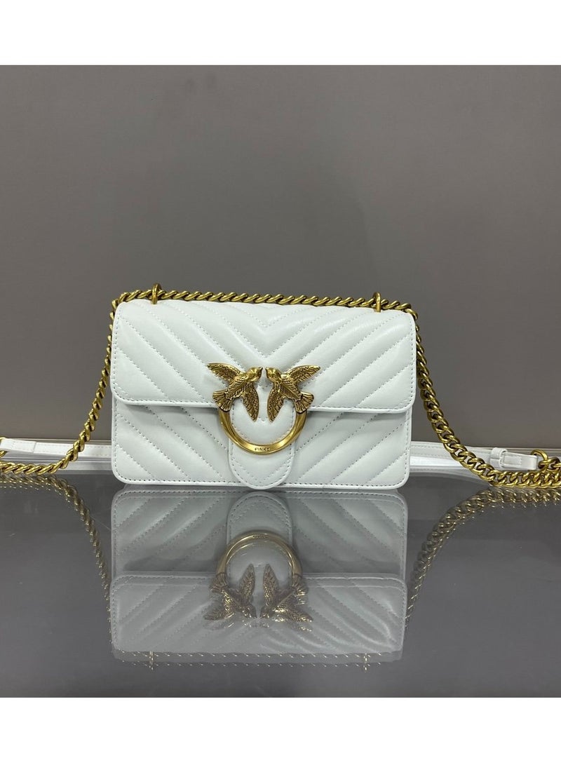 PINKO Pinko Chain Solid Color Crossbody Shoulder Bag 21*13*6cm  - Image 1