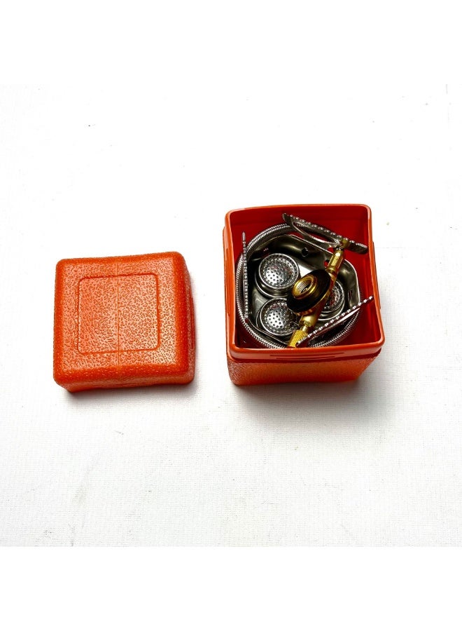 Camp Stoves,3-Burner Portable Gas Stove with Extended Gas Hose & Carrying Bag – Ideal for Camping, Travel, and Outdoor Adventures - Image 3