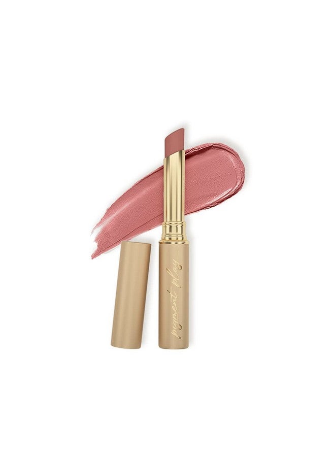 اللعب الصباغ - أحمر شفاه غير لامع Performer Matte Lipstick- Sugababy (بني فاتح) | يدوم طويلاً ولا يتلطخ | تركيبة غنية بالصبغة | نباتي وخالٍ من القسوة على الحيوانات - 2.90 جم - Image 1